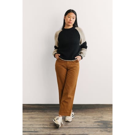 TWOTHIRDS Kikaijima Knit Black/beige Maat: M | Sweaters Outlet | Dames | Zwart