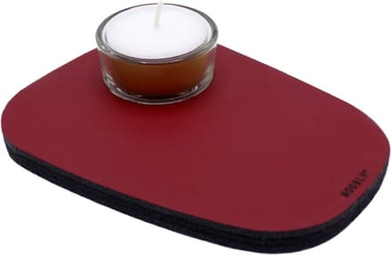 NOOBLU PEBL waxinelichthouder - Ruby red