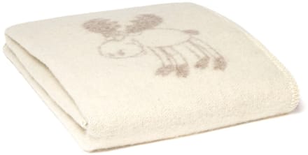 WOOOL Wollen Babydeken - Little REINDEER (Beige) - 130x90 - Ledikant