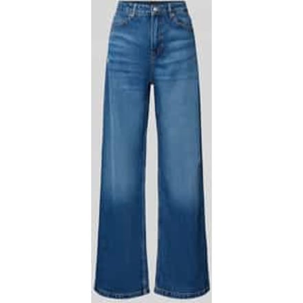 Wide fit jeans van een mix van katoen en lyocell, model 'THERMALENE'