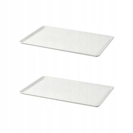 VALVARDAD 2-delige Afdruiprek - Wit/Gegalvaniseerd Metaal 52x35 cm