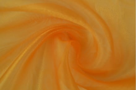 Organza stof - Okergeel - 1 meter - Per meter - 150cm breed