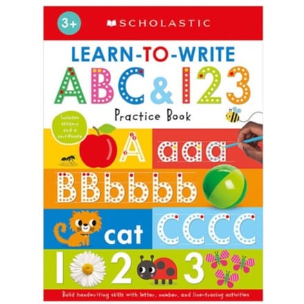 Learn To Write Abc & 123: Scholastic Early Learners (Workbook) - Scholastic Early Learners - Scholastic