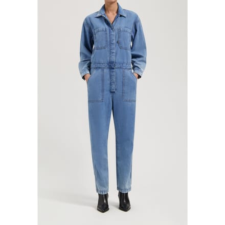 Mud Jeans Uma Jumpsuit Mid Blue Taglia: S | Tute Outlet | Donna | Blu