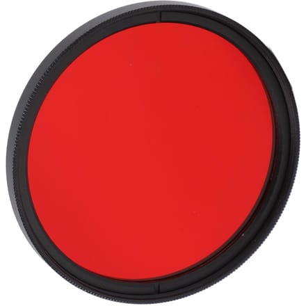 Filtre d'objectif de caméra fileté, filtre de couleur rouge complet, verre optique pour objectif de caméra Nikon 55mm / 2.2in