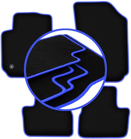 CARLUX-BLUE automatten voor: Citroen C4 Cactus crossover (2014-2018)