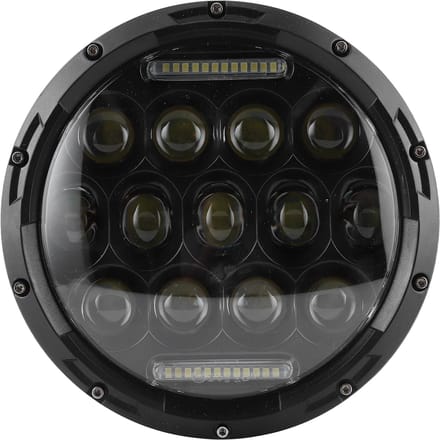 7 inch 75W LED Koplamp 6500K Hoge Helderheid Efficiënte Koplamp Geschikt voor Jeep Wrangler black