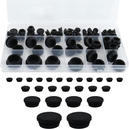 Rubber Stopper Caps en Blinde Pluggen voor Diverse Gaten - 78 Stuks Silicone en Rubber Stopper (4.5-15mm)