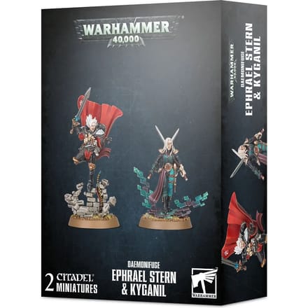 Beeldje Games Workshop Warhammer 40k - Daemonifuge - Ephrael Stern & Kyganil