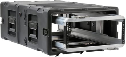 SKB - 3RR Series - 4U Verwijderbare Shock Rack - Zwart - 30-inch diep