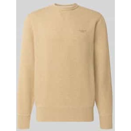 Superdry Essential Stacked Logo Sweatshirt Beige 3XL Man