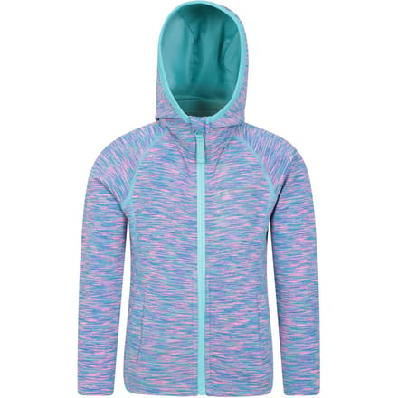 Mountain Warehouse Kinder/Kids Kayleigh II Stripe Full Zip Hoodie (Blauw)