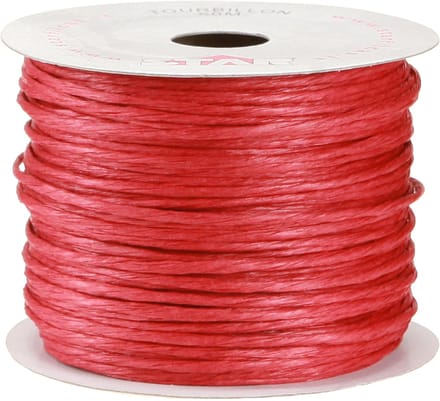 Draad gewikkeld 50m rood