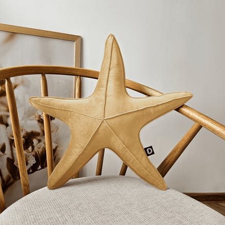 Decordruk VELVET - Sierkussen - Rozewindvorm - Zonnig