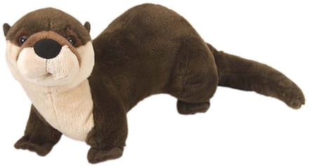 Wild Republic knuffel Otter - pluche - 30 cm - bruin - knuffeldier - dieren