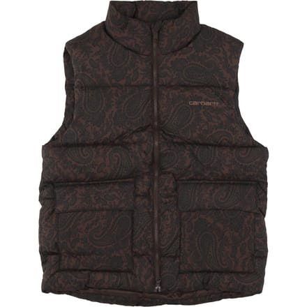 Springfield Vest mouwloos donsjack voor heren Paisley-print/buckeye/zwart