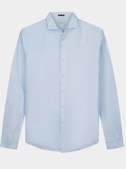 Dstrezzed - Overhemd Jagger Linnen Lichtblauw - Heren - Maat XXL - Regular-fit