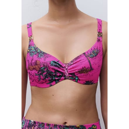 Chantelle Sw Bra Underw. Covering Pink Jungle Größe: E90 | Bikinis Outlet | Damen | Rosa