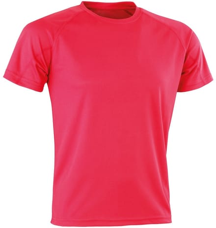 Spiro Volwassenen Unisex Impact Aircool Tee (Superroze)