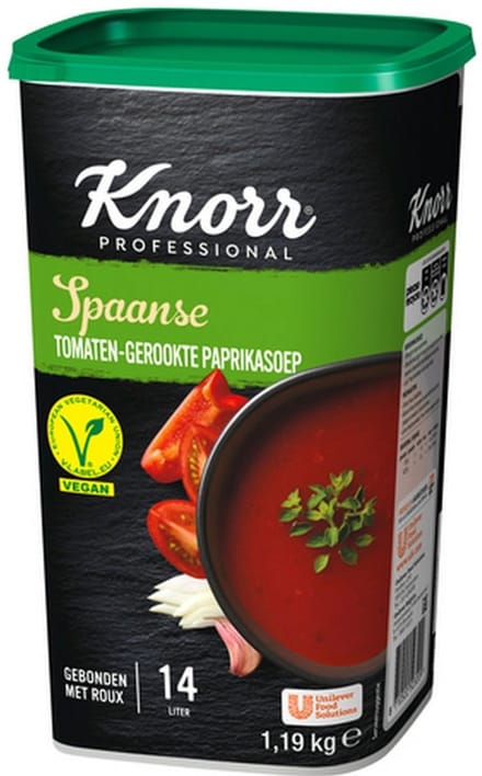 Knorr - Tomaten-paprikasoep - 14 liter - Omdoos 6x