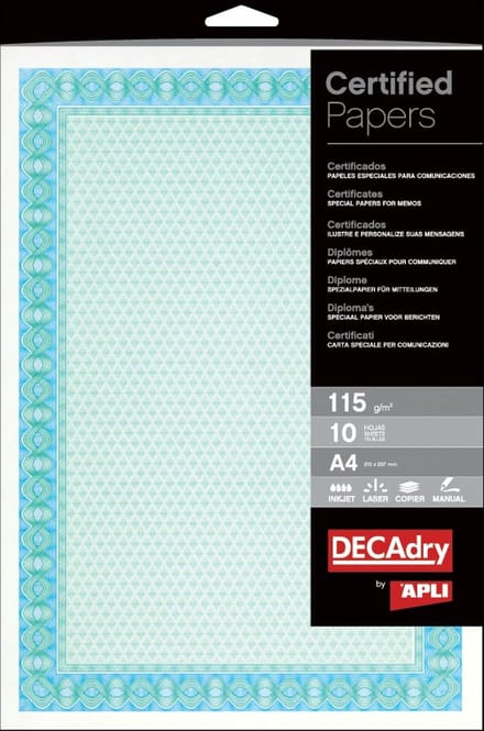 DECAdry papier voor inkjetprinters DSD-1052