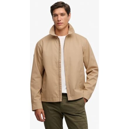 Superdry Harrington Jas met Kraag Beige Grootte: Xxl