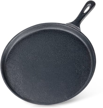 Vilde Cast Line - Gietijzeren Pannenkoekenpan - 26 cm - Ergonomische Greep