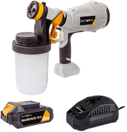 Batavia 18V Accu Verfspuit Incl. 2.0Ah Accu & Lader