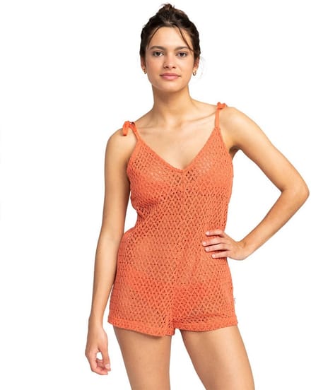 Roxy Ocean Riders Playsuit Oranje S Vrouw