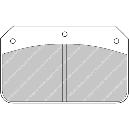 Sportremblokken zonder goedkeuring FERODO FRP502W