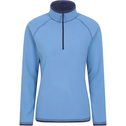 Mountain Warehouse Dames/Dames Montana Half Zip Fleece Top (Donkerblauw)