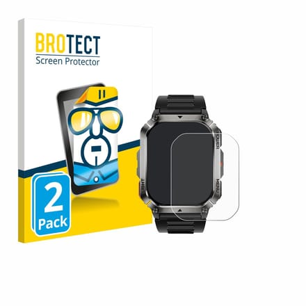 BROTECT - Screenprotector voor Iowodo W70pro 2.01" - Folie Beschermfolie transparant 2 Stuks