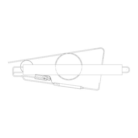 AEG verdempings-batterij,verticaal,77x1183.8mm 2425320146