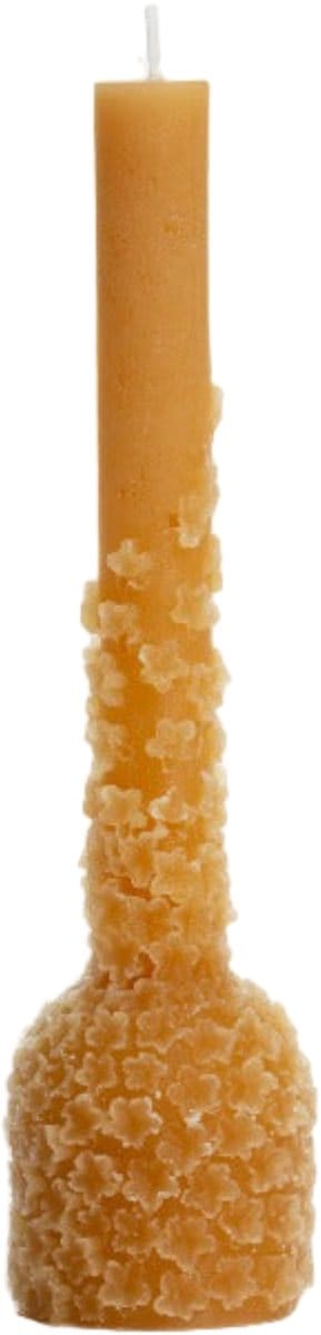 Sculpture bloom kaars - Caramel