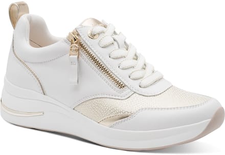 Tamaris Comfort Essentials Dames Sneakers - WIT/GOUD