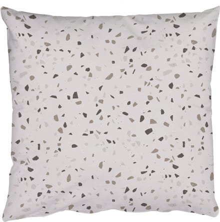 Sierkussens - Kussentjes Woonkamer - 60x60 cm - Terrazzo - Patroon - Créme