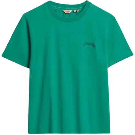 Superdry - Essential Washed T-shirt met logo - Dames - T-shirts