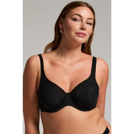 Hunkemöller Niet-voorgevormde beugel bh Mesh Zwart