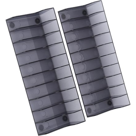2 PIÈCES Boîte de Cartes de Jeu Grande Capacité Support de Rangement pour CD de Jeu Support pour PS4 SLIM PRO gray