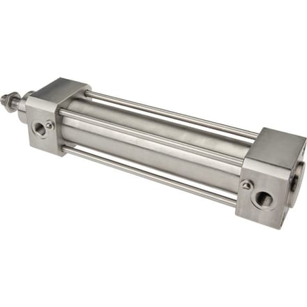 ISO 15552 Dubbelwerkende Cilinder 40-125mm - Magnetisch - Demping - RVS