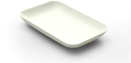 Wegwerpbord rechthoekig 12×8 cm Bagastro (40 stuks)