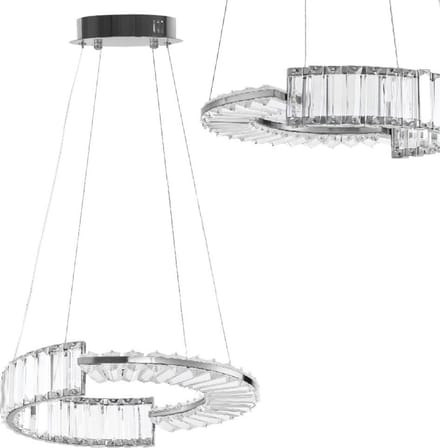 Toolight App1527-Cp40 Hanglamp Chroom 40X40X90Cm