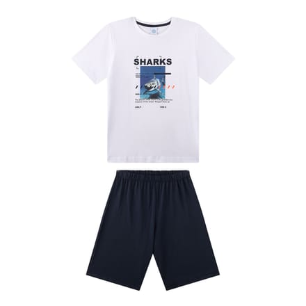Sanetta Pyjama Pyjama short Teens Sharks