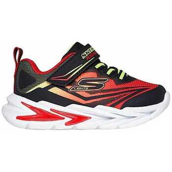 Skechers S LIGHTS-FLEX-GLOW ULTRA Jongens Sneakers - Zwart