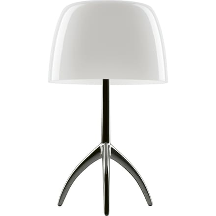 Foscarini - Lumiere grande tafellamp - wit - dimbaar - Cromo Nero