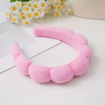Go Go Gadget - Haarband - Make-up - Spa dag thuis - Microvezel - Skincare - Diadeem - 1 stuk - Roze