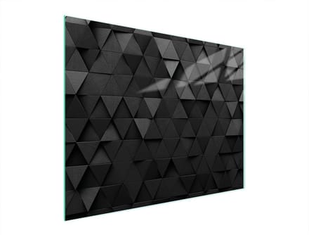 TMK ArtDeko - Snijplank - 52x40 cm - Zwart - Glas