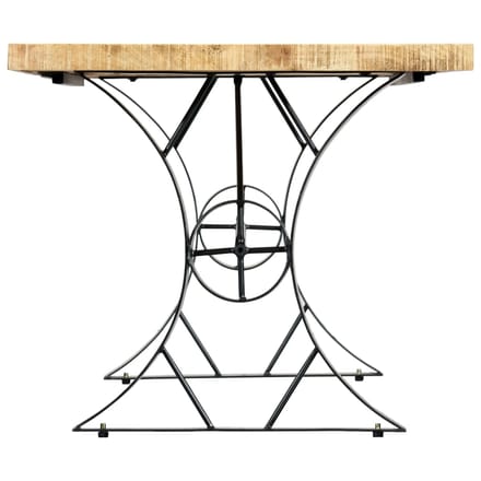 vidaXL - Eettafel - 180x90x76 - cm - massief - mangohout