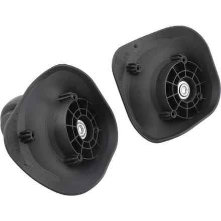 2 stuks/set PVC bagagewielen vervanging enkele roller voor kofferaccessoire wit