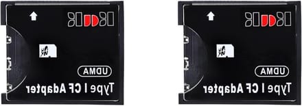 SD naar Compact Flash Adapter - Geheugenkaart Converter - Digitale Camera Gebruik - Ondersteunt 2TB SD Kaarten